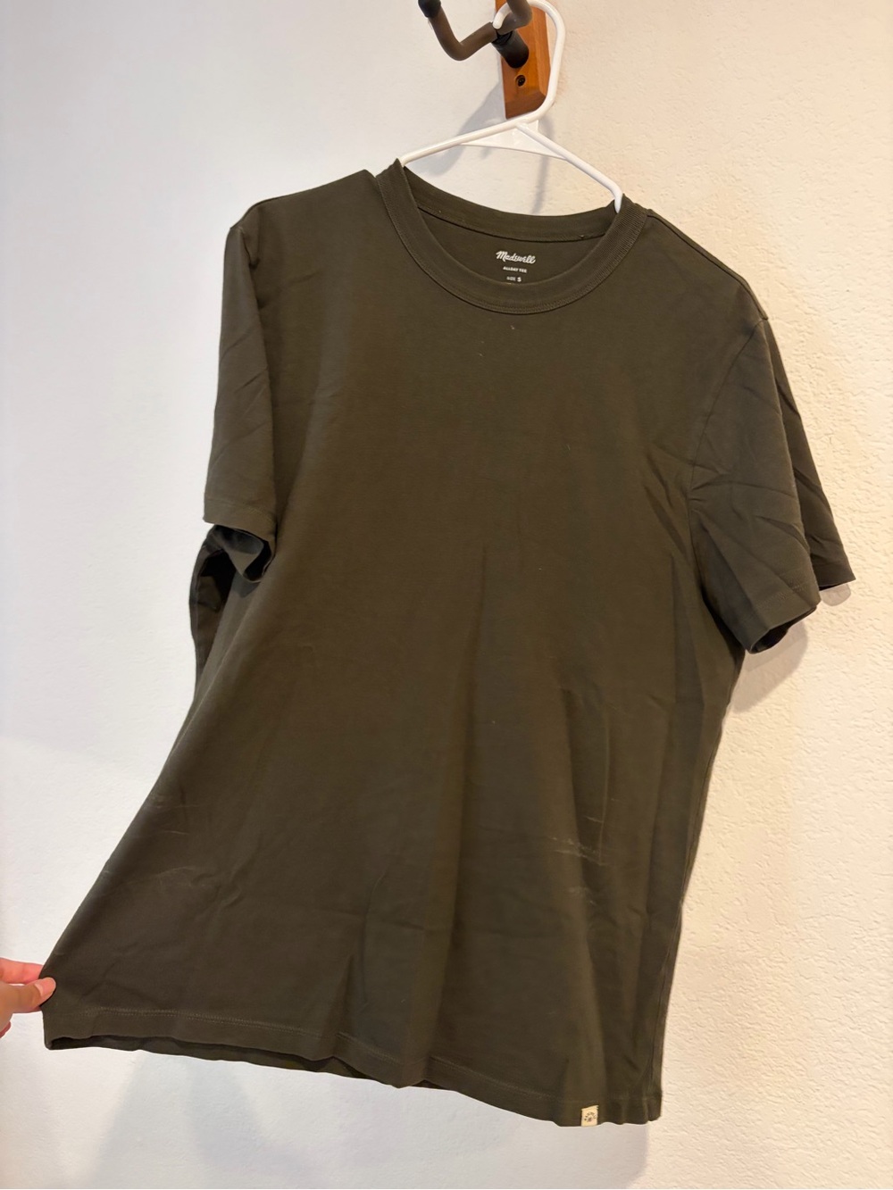 Madewell Olive Green Crewneck Tee